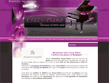 Tablet Screenshot of crazy-piano.be